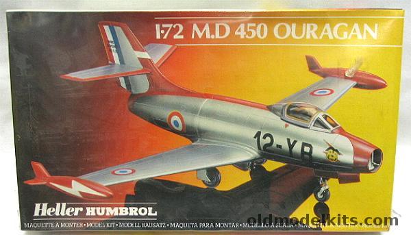 Heller 1/72 MD 450 Ouragan (MD-450) Israeli or French Air Forces, 80201 plastic model kit